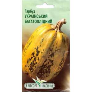 Украинская многоплодная - тыква, 12 семян, ТМ Элитсорт фото, цена